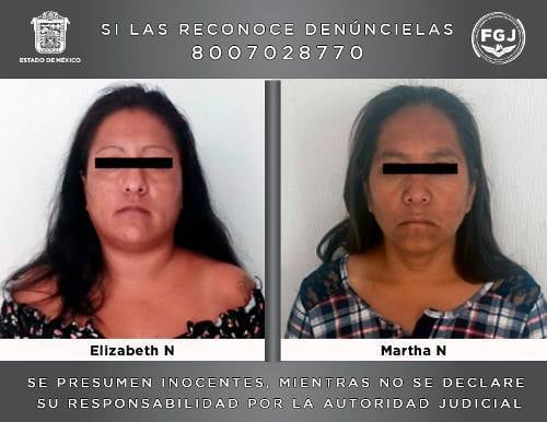 Detienen a dos mujeres que presuntamente raptaron a una bebé en Tequixquiac